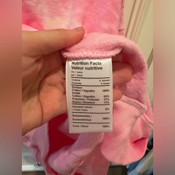 Boutique Medium Pink Tie Dye Sweatshirt. 💗⚡️ - Picture 5 of 5